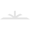Ekena Millwork Richland Architectural Grade PVC Gable Bracket, 72"W x 21"H x 4"D x 4"F, 7/12 Pitch GBP072X21X0404RIC00 - alternate 2